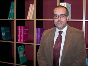 Ignacio de la Mata, Decano de la Facultad de Humanidades y Educación de la Universidad de Burgos, que ha publicado recientemente "LLoros vueltos puños"