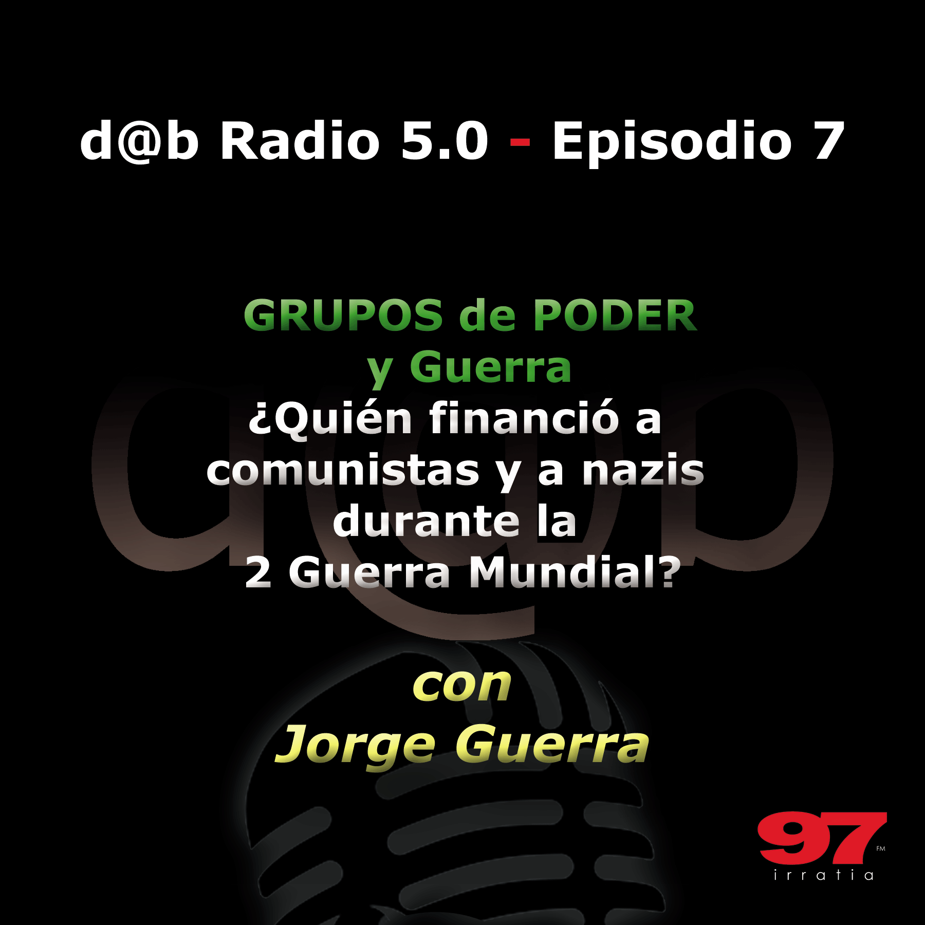 Desmontando a Babylon: DaB Radio 5.0 Episodio 7 – Grupos de Poder y Guerra, ¿quién financió a nazis y comunistas?, con Jorge Guerra