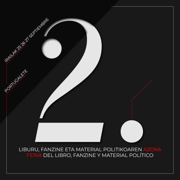 Feria del Libro, Fanzine y Material Político de Portugalete