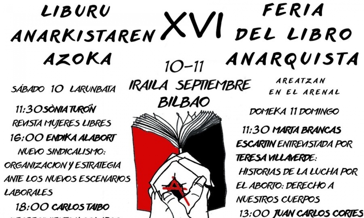 Cuadernos de contracultura: Especial  XVI  Feria  del  libro  anarquista  de  Bilbao  2022