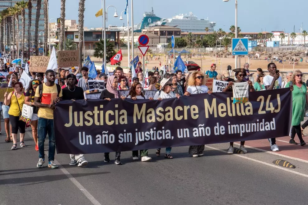 Mar de Fueguitos: caravana Abriendo Fronteras a Melilla
