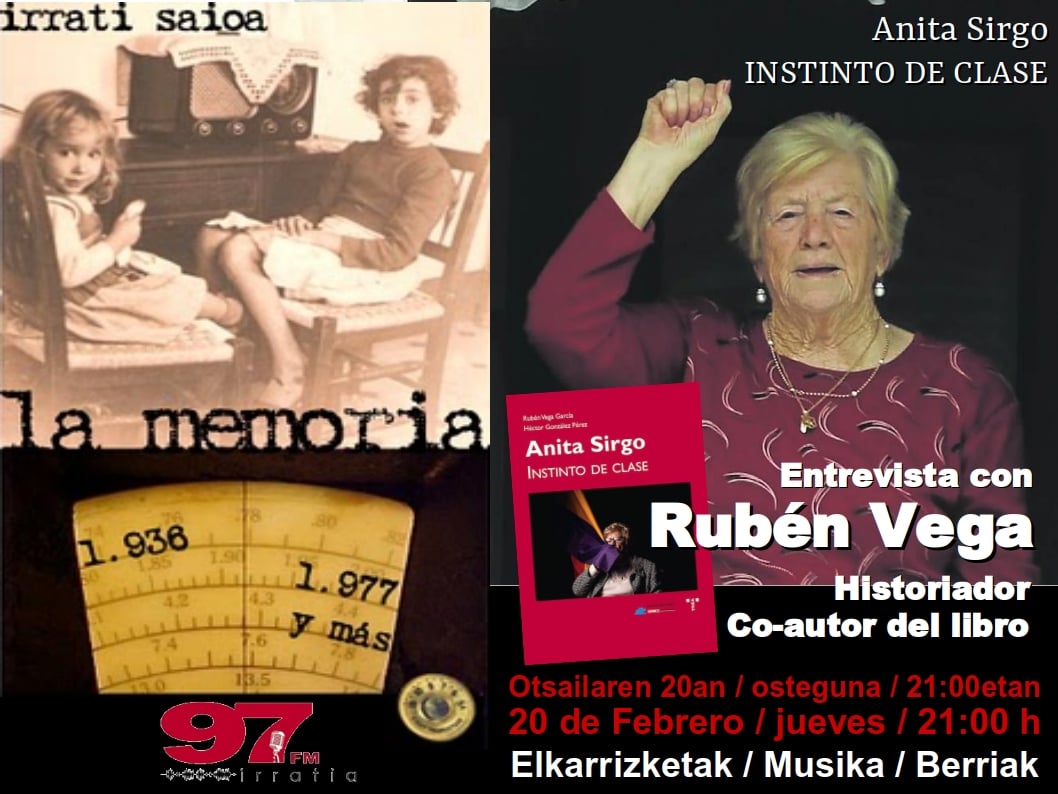 La Memoria: ANITA  SIRGO,  instinto  de  clase