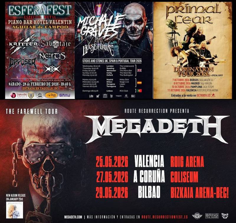 La mirada negra: Música y próximos conciertos