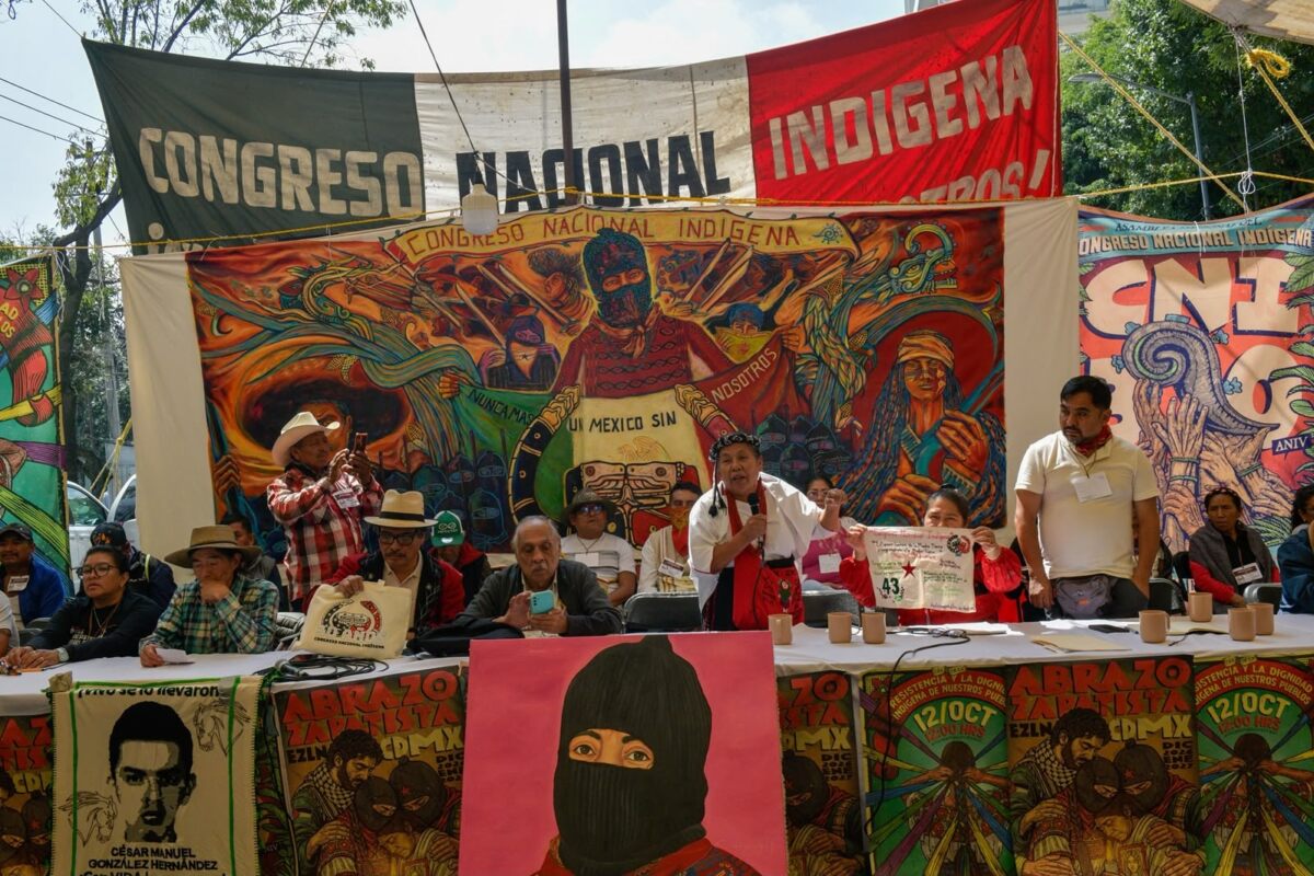 Mar de fueguitos: Gira  europea  del  Congreso  Nacional  Indígena  y  del  Frayba  para  visibilizar  la  guerra  en  México